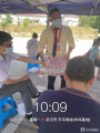 抗疫志愿者再为考生送清凉